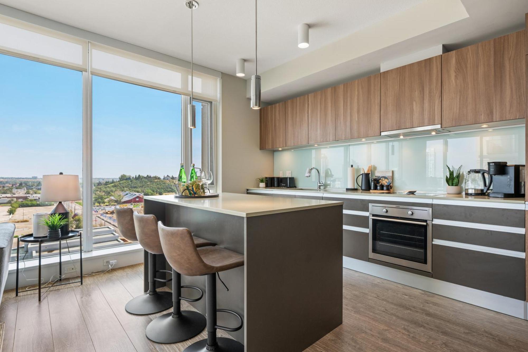 Modern Suite Calgary Downtown 5 Min Walk Stampede Exterior foto